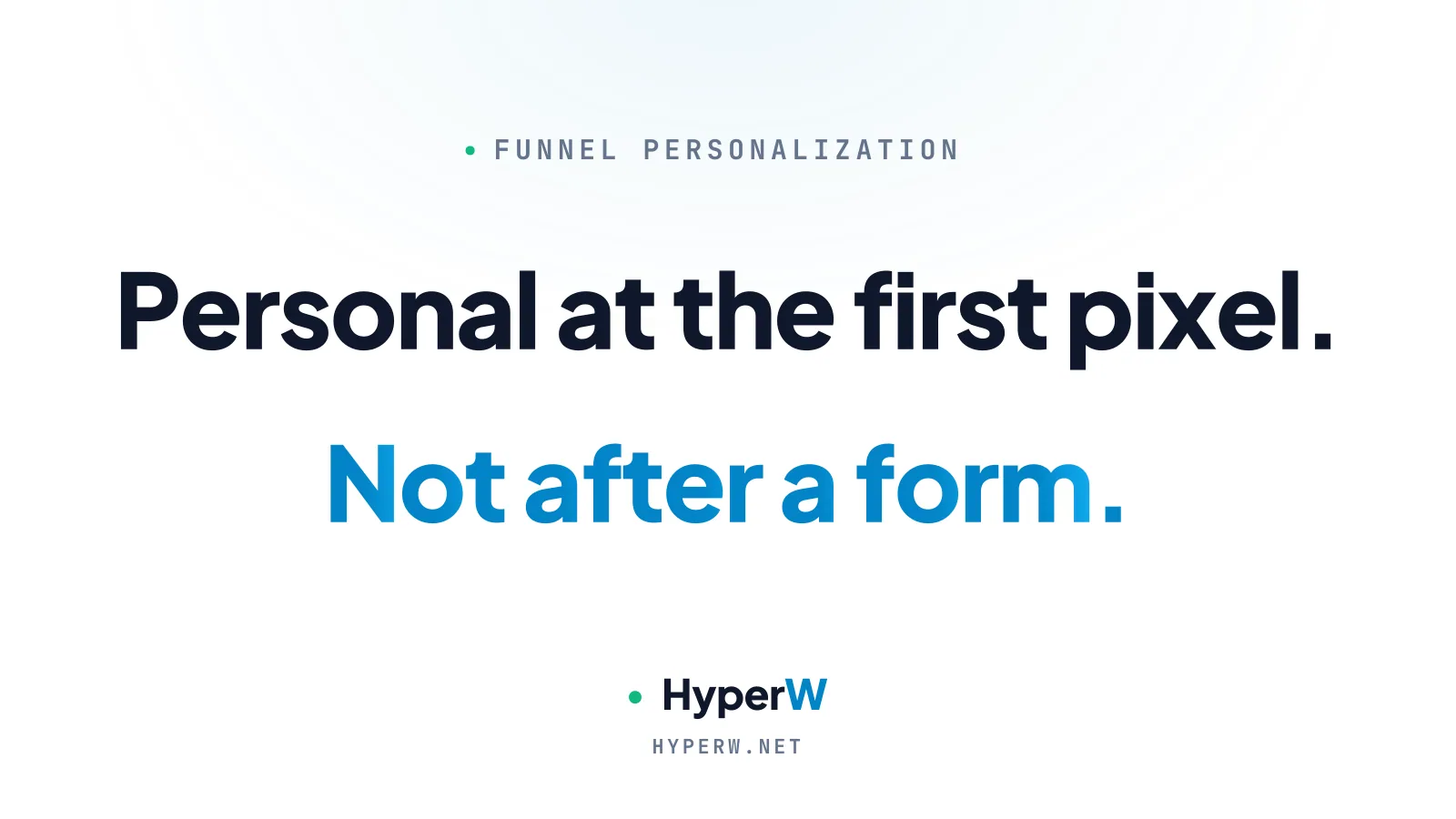 Funnel personalization campaign image